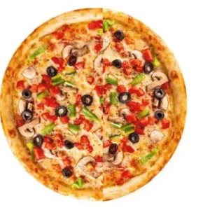 Pizza veggie