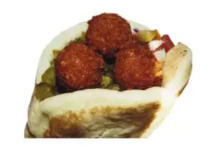 Pita falafel